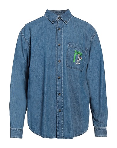 IUTER Denim shirt Blue 100% Cotton