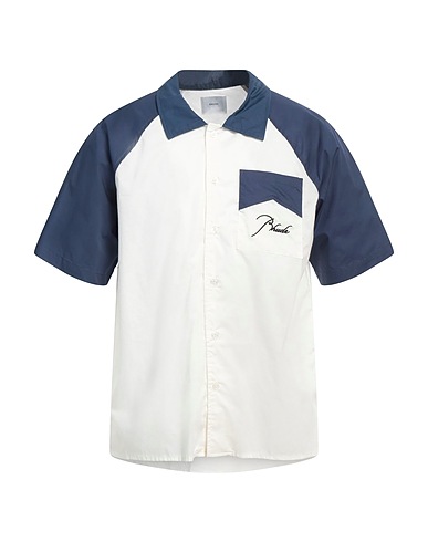 RHUDE Patterned shirt White 100% Cotton