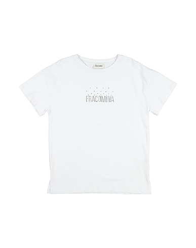 FRACOMINA MINI T-Shirt Weiß 95% Baumwolle, 5% Elastan