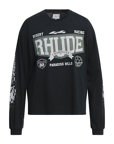RHUDE T-shirt Black 100% Cotton