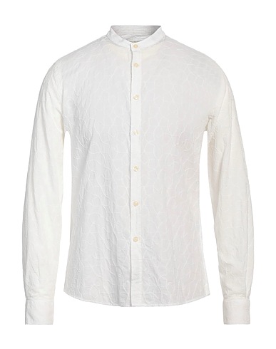 FRED MELLO Chemise de couleur unie Blanc 100% Coton