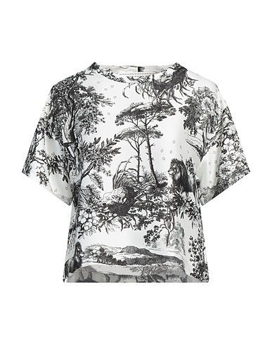 SHIRTAPORTER トップス ホワイト ポリエステル 100%