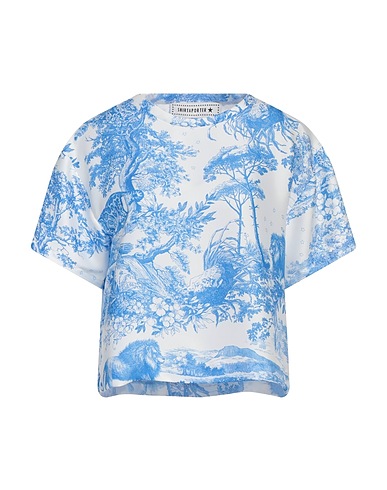 SHIRTAPORTER Top Azure 100% Polyester