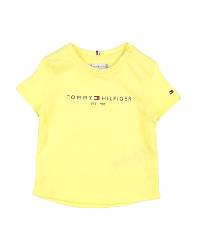 TOMMY HILFIGER T-shirt Yellow 100% Cotton
