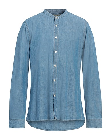 FRED MELLO Denim shirt Blue 100% Cotton