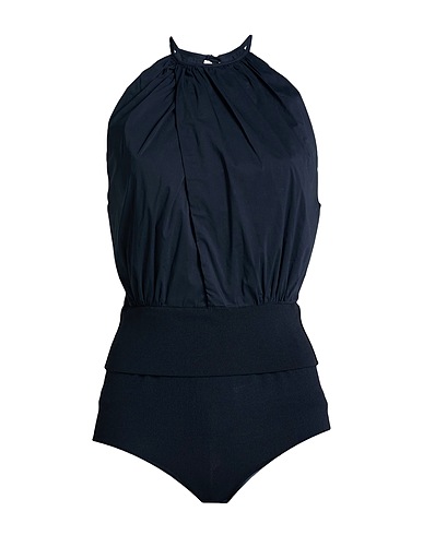 LIVIANA CONTI TOPWEAR Midnight blue 68% Paper, 28% Polyamide, 4% Elastane