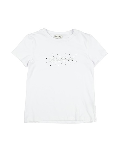 FRACOMINA MINI T-shirt White 95% Cotton, 5% Elastane
