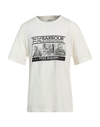 BARBOUR T-shirt Bianco 100% Cotone