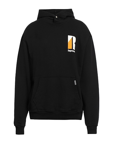 REPRESENT Hooded track jacket  Black 100% Cotton