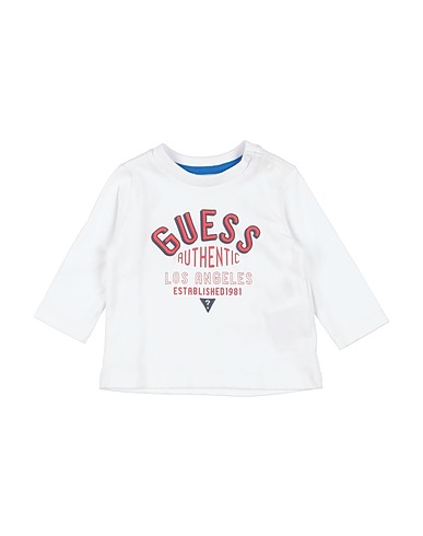 GUESS T-shirt White 100% Cotton