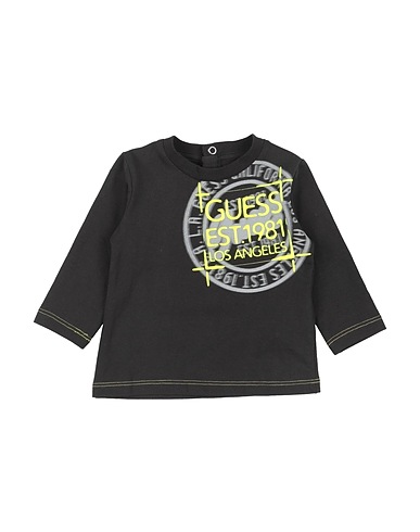 GUESS T-shirt Black 100% Cotton