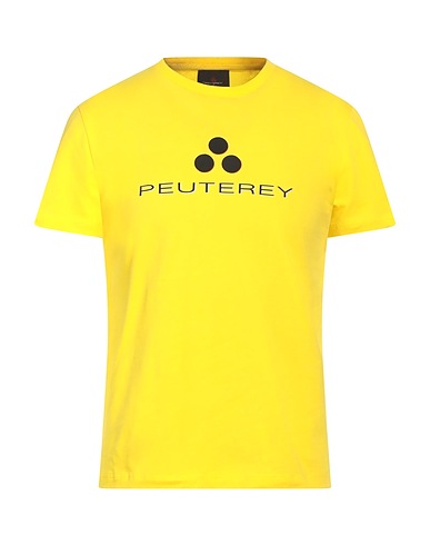 PEUTEREY T-shirt Κίτρινο 100% Βαμβάκι