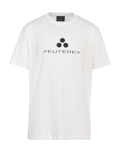 PEUTEREY T-shirt Bianco 100% Cotone