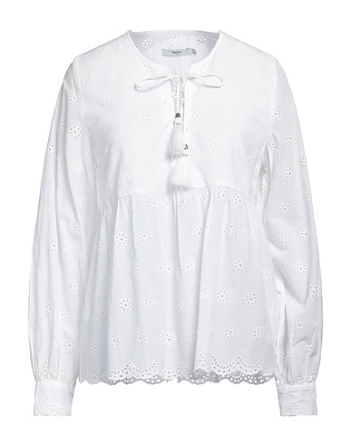 PEPE JEANS トップス ホワイト コットン 100%