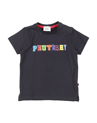 PEUTEREY T-shirt Blu navy 96% Cotone, 4% Elastan