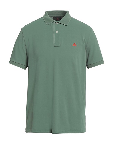 PEUTEREY Polo shirt Military green 96% Polyamide, 4% Elastane