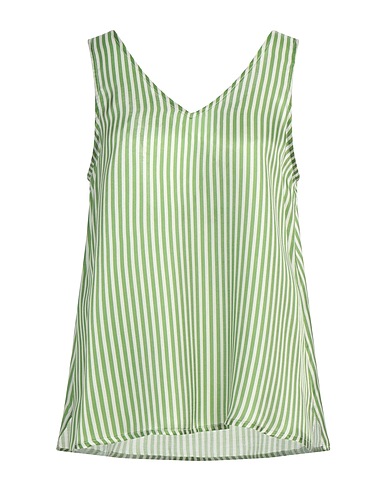 SHIRTAPORTER Top Green 70% Viscose, 30% Silk