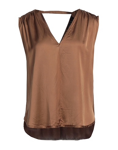 ICONA by KAOS Top Khaki 100% Viscose