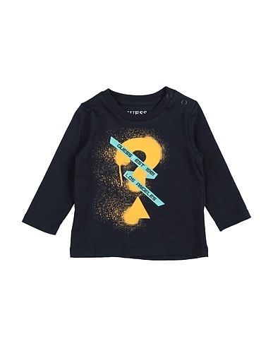 GUESS Ｔシャツ ミッドナイトブルー コットン 100%
