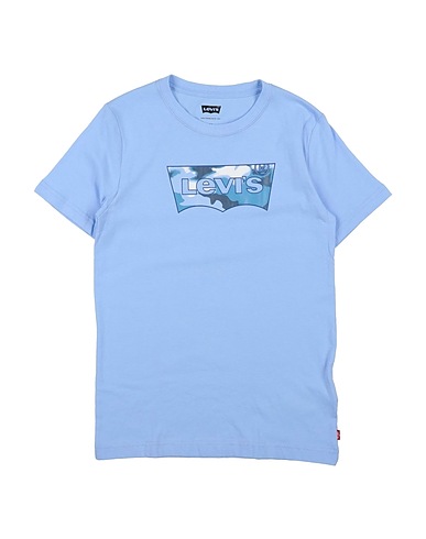 LEVI'S T-shirt Light blue 100% Organic cotton