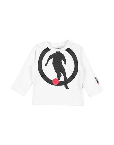 BIKKEMBERGS T-shirt Bianco 95% Cotone, 5% Elastan