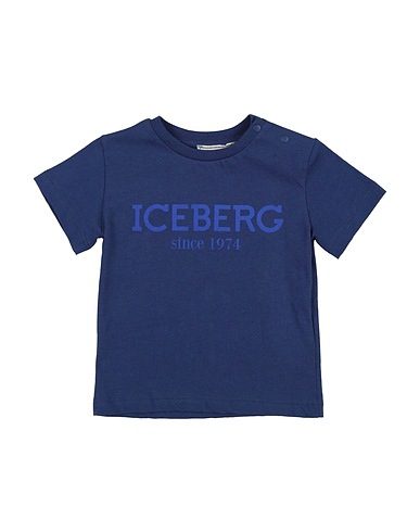 ICEBERG T-Shirt Marineblau 100% Baumwolle