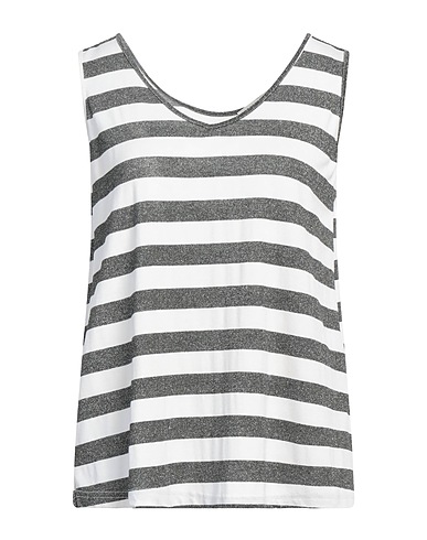 SHIRTAPORTER Top Black 90% Viscose, 5% Lurex®, 5% Elastane