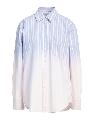 ALEXANDER WANG Patterned shirts & blouses Sky blue 100% Cotton