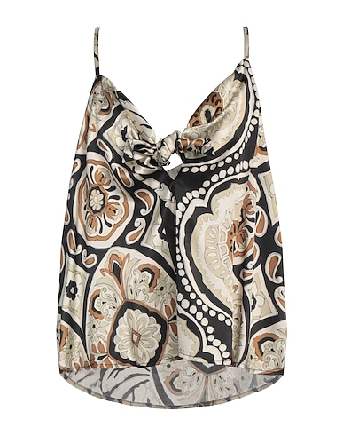 SHIRTAPORTER Camisole Black 96% Silk, 4% Elastane