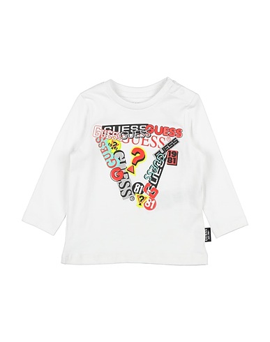 GUESS T-shirt White 100% Cotton
