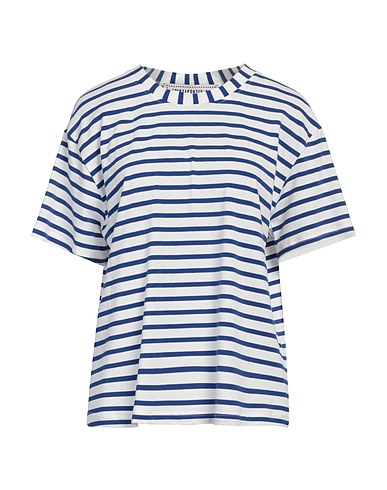 SHIRTAPORTER T-shirt Blu 95% Cotone, 5% Elastan