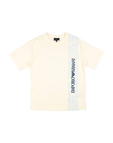 EMPORIO ARMANI T-shirt Cream 100% Cotton