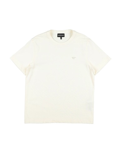 EMPORIO ARMANI T-shirt Ivory 100% Cotton