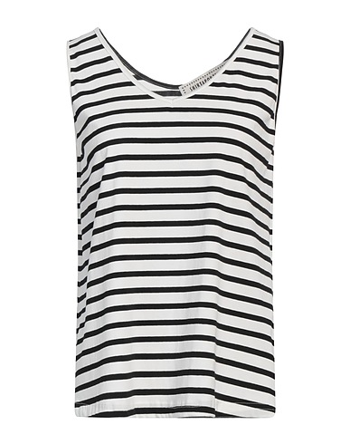 SHIRTAPORTER Top Black 95% Cotton, 5% Elastane