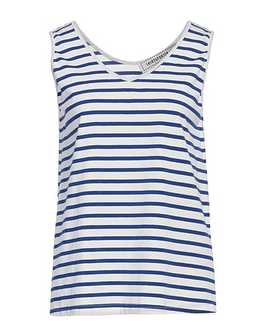 SHIRTAPORTER Top Blue 95% Cotton, 5% Elastane