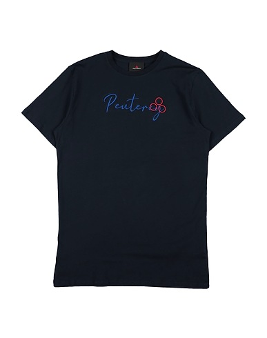PEUTEREY T-shirt Blu notte 100% Cotone