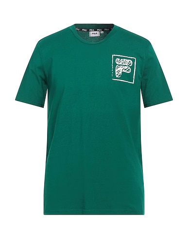 FILA T-shirt Verde smeraldo 100% Cotone