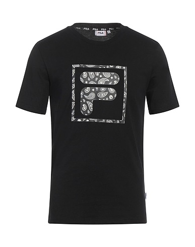 FILA T-shirt Black 100% Cotton