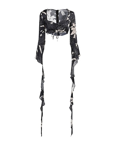 LES FILLES D'EVA Top NERO 100% Viskose