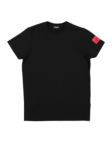 DSQUARED2 T-shirt Black 95% Cotton, 5% Elastane