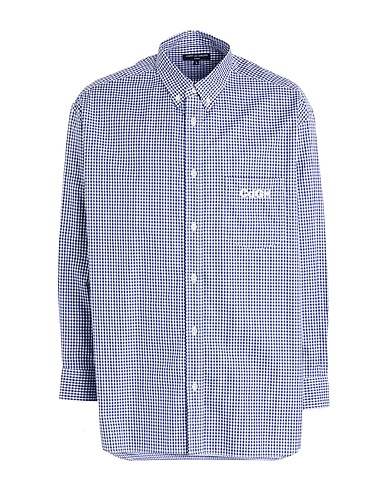 COMME des GARÇONS Checked shirt Blue 100% Cotton