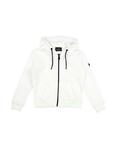 PEUTEREY Hooded track jacket  White 80% Cotton, 20% Polyester