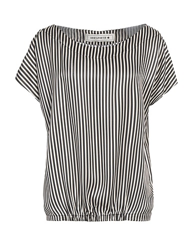 SHIRTAPORTER Τοπ Μαύρο 70% Βισκόζη, 30% Μετάξι