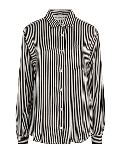 SHIRTAPORTER Striped shirt 70% Viscose, 30% Silk