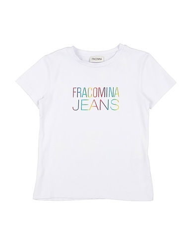 FRACOMINA MINI T-shirt White 95% Cotton, 5% Elastane