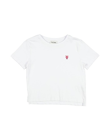 FRACOMINA MINI T-shirt Bianco 95% Cotone, 5% Elastan