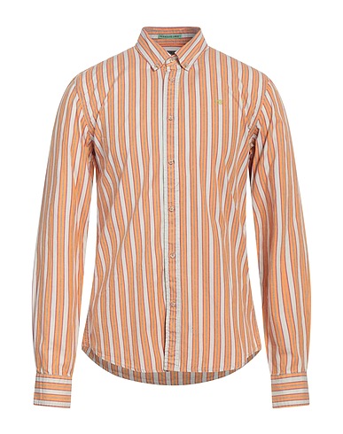 SCOTCH & SODA Gestreiftes Hemd Orange 100% Baumwolle
