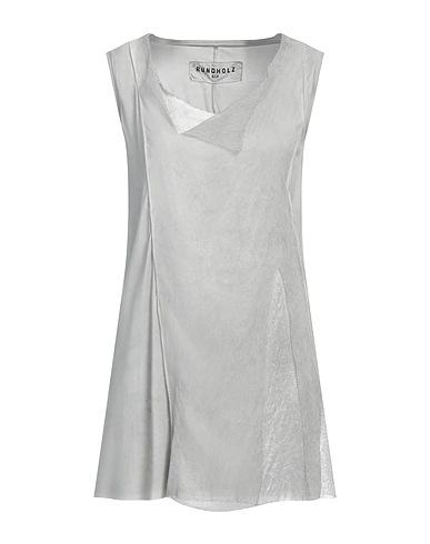RUNDHOLZ Top Hellgrau 90% Modal, 5% Seide, 5% Elastan