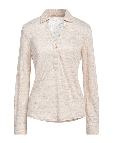 PUROTATTO T-shirt Beige 100% Linen