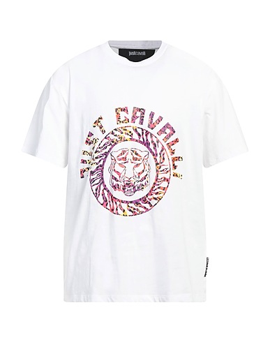JUST CAVALLI T-shirt White 100% Cotton